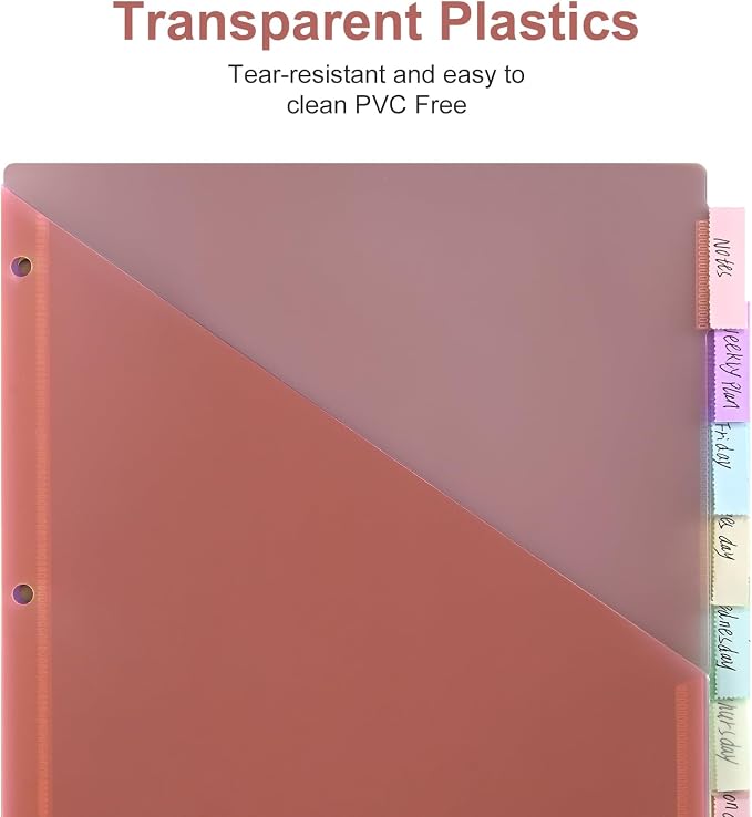 Bulk 24 Packs 8-Tab Binder Dividers - Image 6