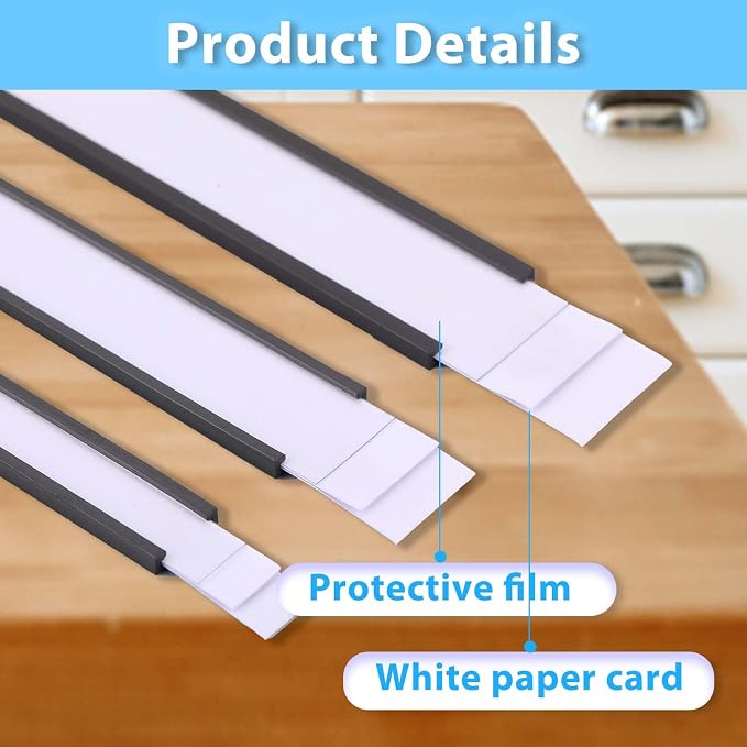 Magnetic Label Holders with Magnets Magnetic Data Card Holders with Clear - Image 5