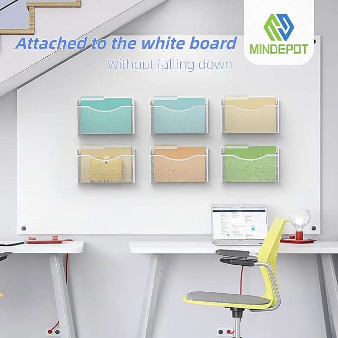 MINDEPOT Magnetic Wall File Holder - Image 2