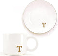 RainVibe Elegant Gift Set for Women – Personalized Monogram Ceramic Mug & by Unknown
