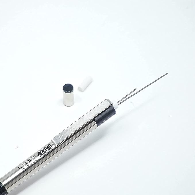 Zebra Pen M-301 Stainless Steel Mechanical Pencils, 0.5mm Fine Point HB Lead - Image 7