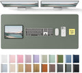 YSAGi Leather Desk Protector, Office Mat, Large Mouse Mat, Non-Slip PU Leather by YSAGi