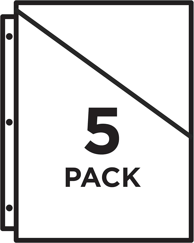 Avery Binder Pockets for 3 Ring Binders, for 8.5" x 11" Documents, Acid-Free - Image 3