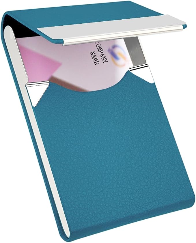 Business Card Holder with Ultra Slim Design, Business Card Case with Premium PU by Unknown