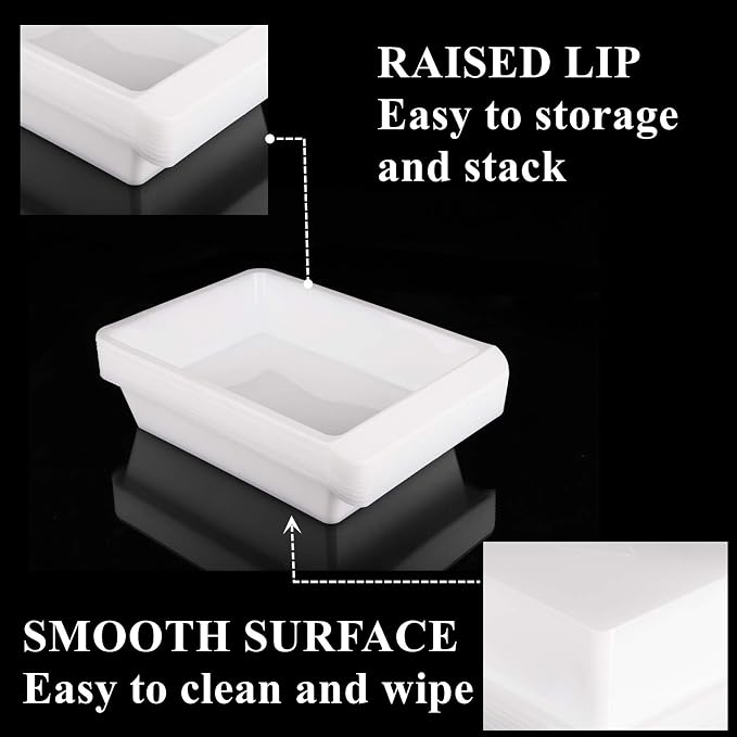 Yopay 15 Pack Plastic Art Tray for Classroom, Paper Organizer Bins, Activity - Image 3