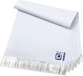 POLYSELLS 100 pcs 7.5x10.5 Inches White x Silver Poly Mailers Shipping Envelopes by POLYSELLS