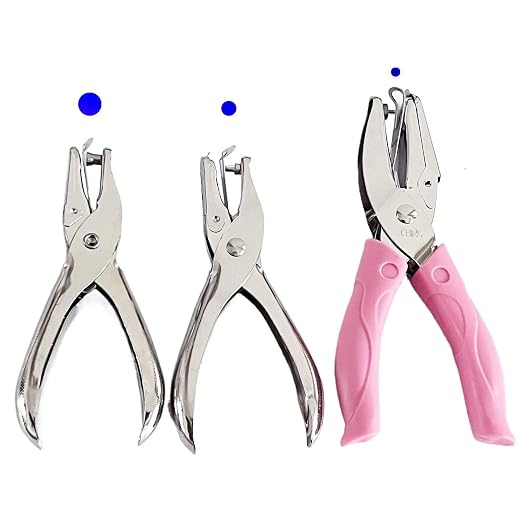 3 Piece Mini Hole Punch Set by XIAOXGXF