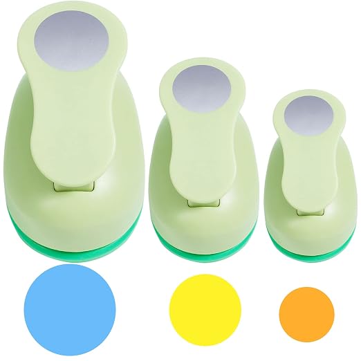 UCEC Circle Cutter, 2 + 1 + 5/8 Inch Craft Hole Punch, Paper Cutter by UCEC