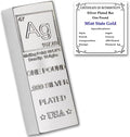 1 lb Silver Plated Bar .999 Pure Paperweight | Element Design by MintStateGold