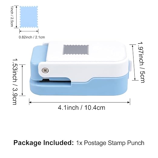 CYFUN DESIGN Stamp Punch, Stamps Cutter, Postage Stamps Edge Paper Punch - Image 3