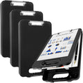 4 Pack Clipboard with Storage, Large Nursing Clipboard with Low Profile Clip by LDXDRU