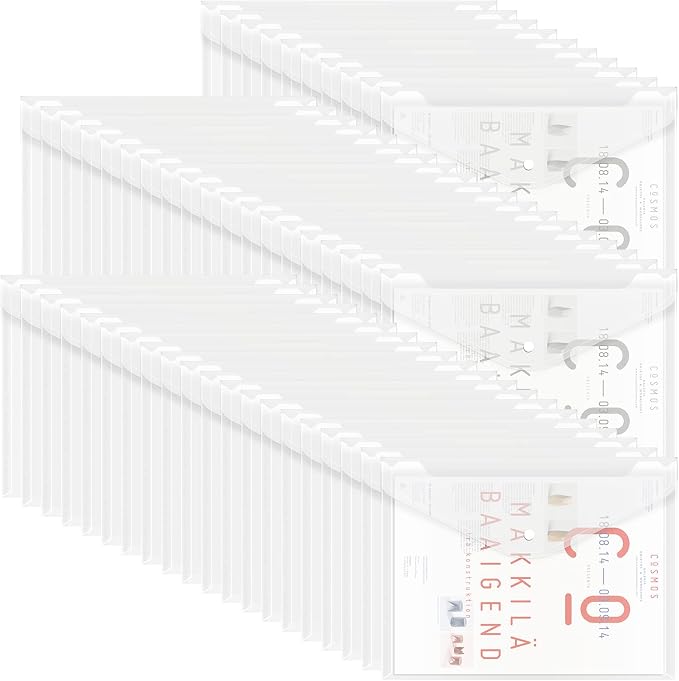 EOOUT 50pcs Plastic Envelopes by EOOUT