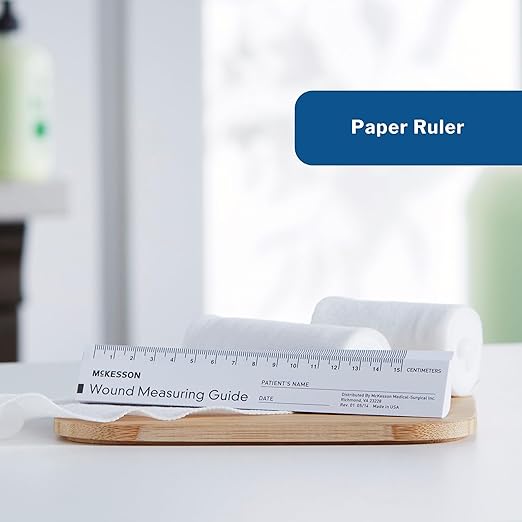 McKesson Wound Measuring Guide Ruler, Non-Sterile, 6 in - Image 3