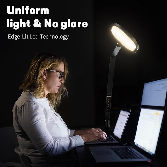 LitONES LED Desk Lamp for Home Office, Professional Eye-Caring Diffused Desk - Image 4