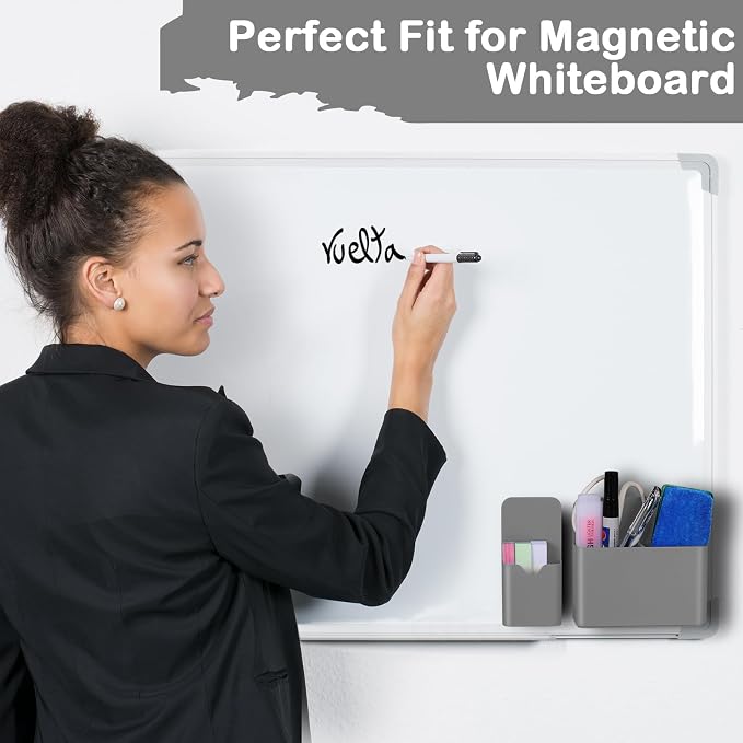 KITANIS Magnetic Pen Holder, 2 Pack Magnetic Dry Erase Marker Holder - Image 5