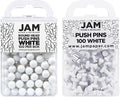 JAM PAPER Colorful Push Pins by JAMPaper