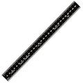 PEC Tools 300mm Stainless Steel Ruler, High Contrast, 0.035" Thick X 1" Wide by PECTools