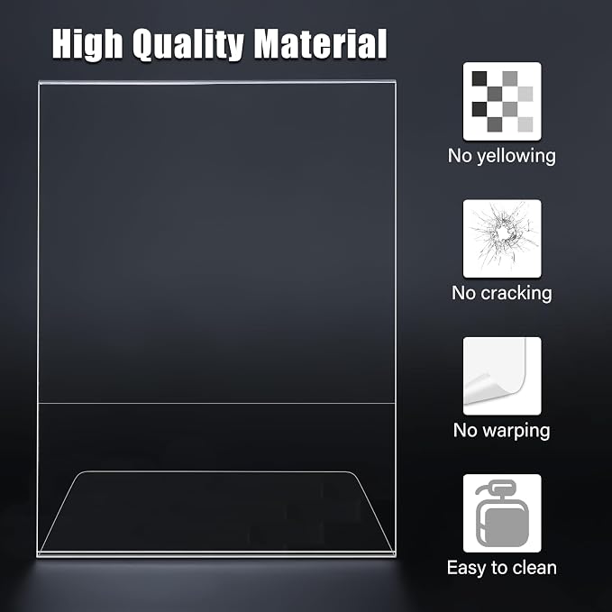 xydstay 3 pack 8.5x11 Acrylic Sign Holder - Image 4