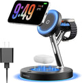 【Adjustable Blue Ambient Light】 Wireless Charger 3 in 1 by Ouotoo