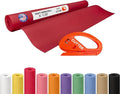 Christmas Red Kraft Paper Roll 36" x 2160" by IDLPackaging