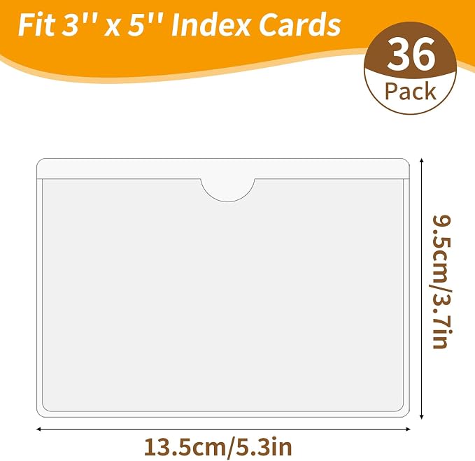 NIUBIER Storage Bin Labels, for 3×5 in Card | Removable Tote Label Stickers - Image 2