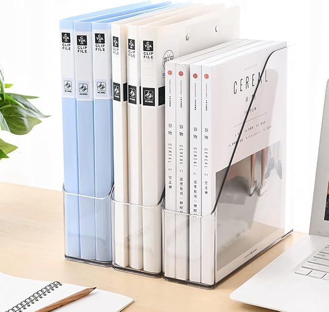 Magazine Holder, Desktop File Magazine Book Storage Shelf - Image 5