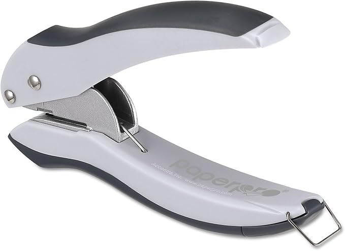 Bostitch Office EZ Squeeze One-Hole Punch, 10 Sheet Capacity, Lightweight - Image 4