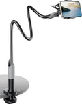 SAIJI Gooseneck Bed Phone Holder, Flexible Long Arm Phone Mount by SAIJI