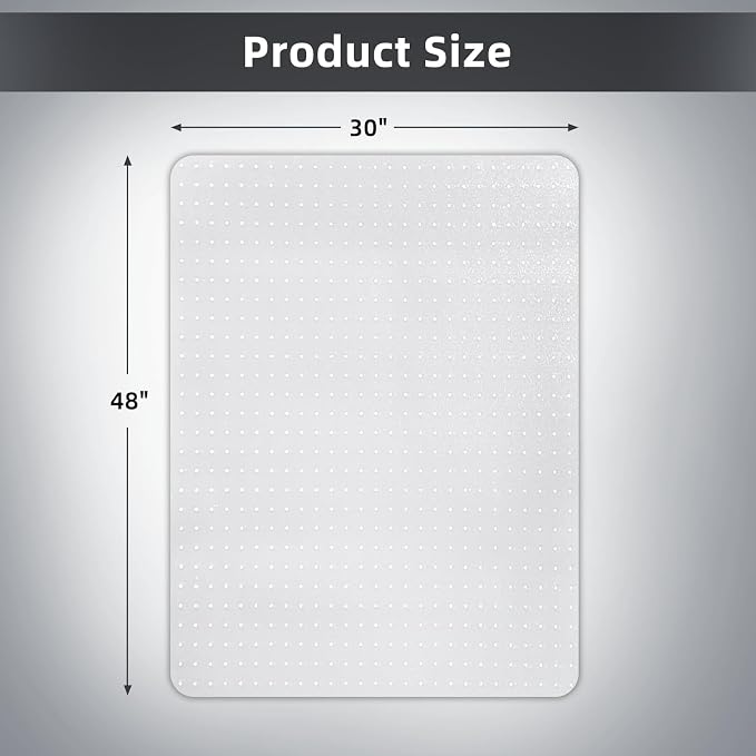 Office Chair Mat for Carpet Floor, Heavy Duty Desk Chair Mat for Low/No Pile - Image 7