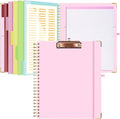 Ospelelf Clipboard with Storage 8.5 X 11，Padfolio Organizer, Spiral Portfolio by OspelelfOfficeSupplies