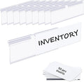 50PCS Basket Bin Labels Clip On, ChanQnTon Clear Plastic Label Holders by ChanQnTon