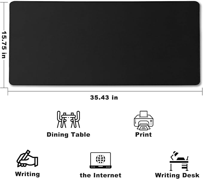 Large Mouse Pad, Desk Mat Large Office Desk Pad Gaming Mouse Pad - Image 2