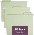 Smead FasTab Hanging File Folder, 1/3-Cut Built-in Tab, Letter Size by SMEAD