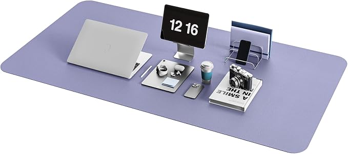 YSAGi Non-Slip Leather Desk Pad XL Size, Waterproof Laptop Computer Desk by YSAGi