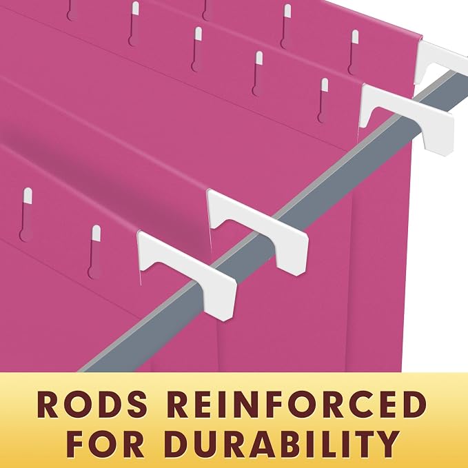 HERKKA Hanging File Folders, 30 Pack Reinforced Letter Size Hanging Folders - Image 4