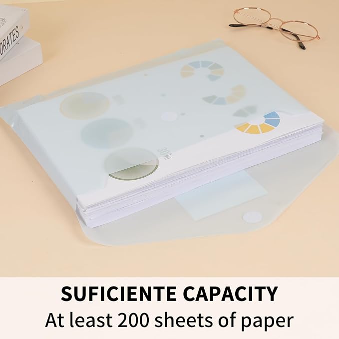 EOOUT 30pcs Plastic Envelopes, Plastic File Folders - Image 3