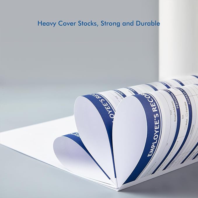 Employee Record Folders, Large Capacity and Durable Employee Info Record - Image 8