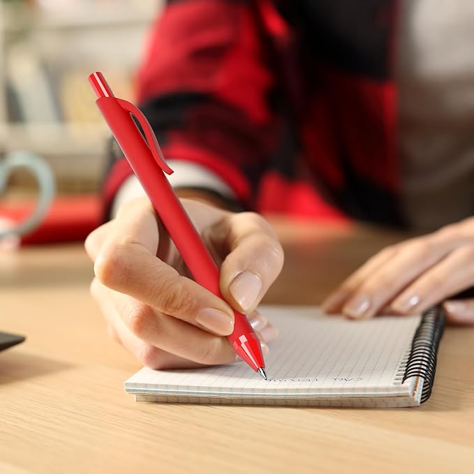 50 Pack Red Ink Pens - Image 5