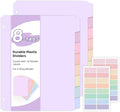 SKYDUE Durable Plastic 8-Tab Dividers by SKYDUE
