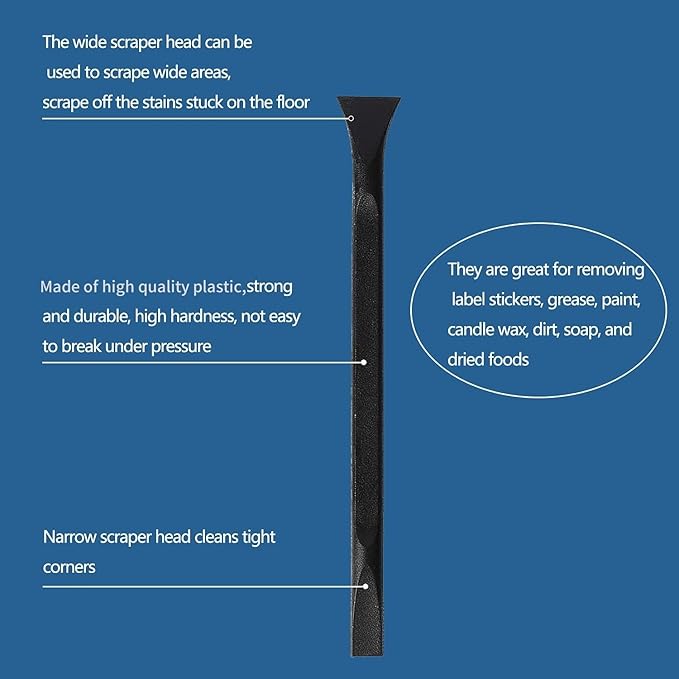 Car Detailing Tools Scraper Small Plastic Scraper Tool, Used in Narrow Spaces - Image 7