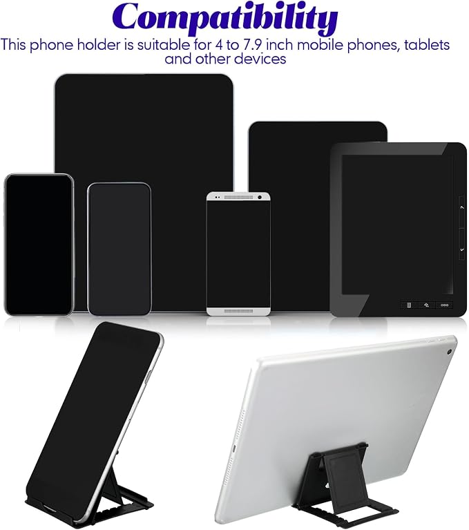 Macarrie 24 Pcs Cell Phone Stand, Universal Foldable Tablet Stand - Image 3