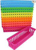 RAUVOLFIA 12 Pack Classroom Pencil Organizer Pencil Basket or Crayon Basket by RAUVOLFIA