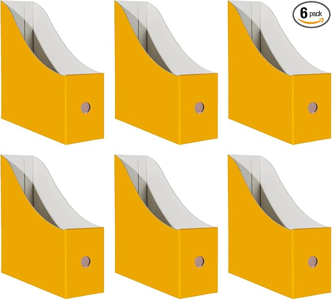 Limitliho 6 Pack Cardboard Magazine Holder by Limitliho