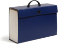 Smead Portable Expanding File Box, 19 Pockets, Blank Tabs, Printed Labels by SMEAD