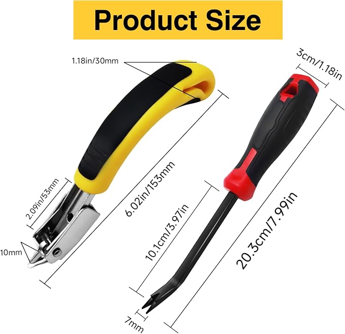 Staple Remover, Heavy Duty Staple Remover Tool, Upholstery Stapler Remover - Image 2