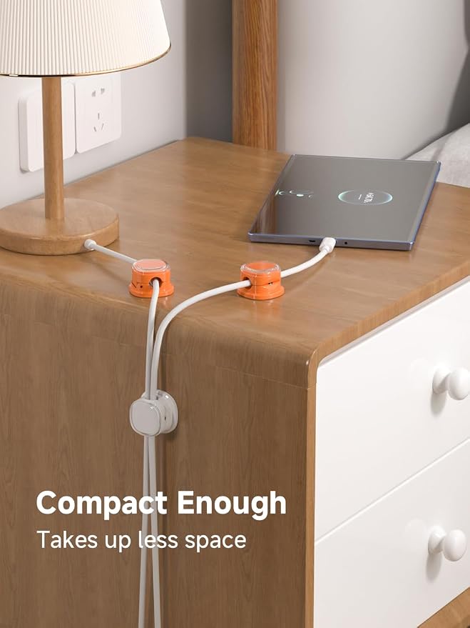 Magnetic Cable Clips, Adjustable Cord Holder Management, Adhesive Wire Keeper - Image 7