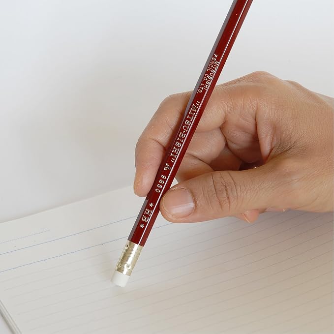 B. Toys Mitsubishi Pencil with Pencil Eraser 9850 Hardness HB K9850HB - Image 4