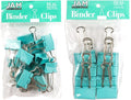 JAM PAPER Colorful Binder Clips Assortment by JAMPaper