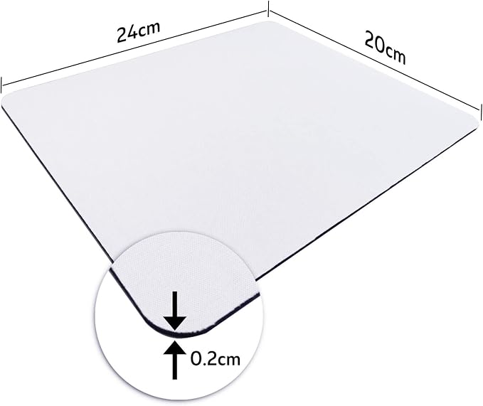 A-SUB Sublimation Mouse Pad Blank Rectangular Blanks 12 pcs - Image 8