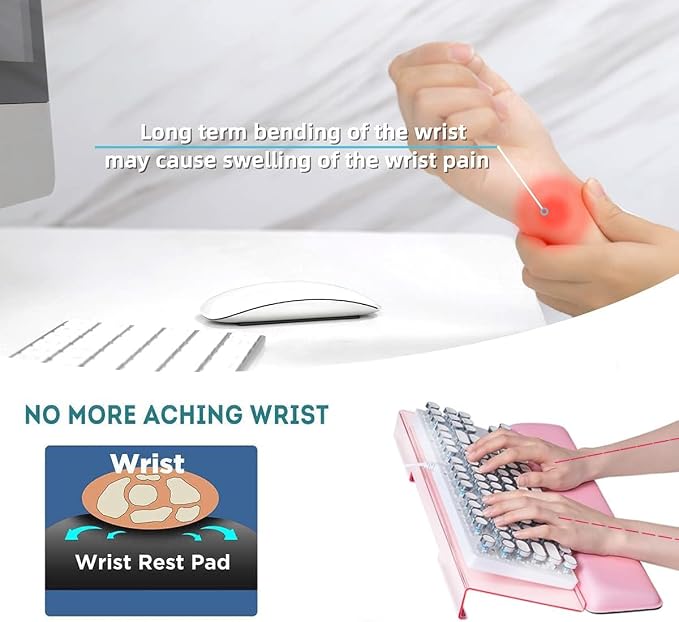 Computer Keyboard Wrist Rest Stand Set - Image 4